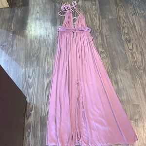 Bohemian purple dress